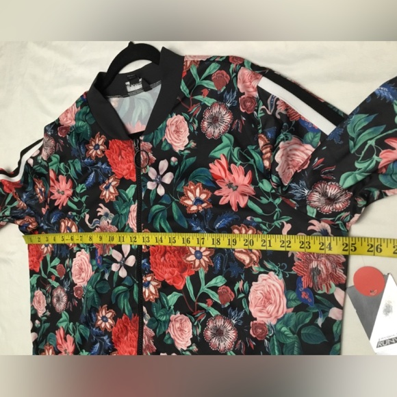 Project RUNWAY Multicolor Floral Bomber Jacket - Picture 4 of 14